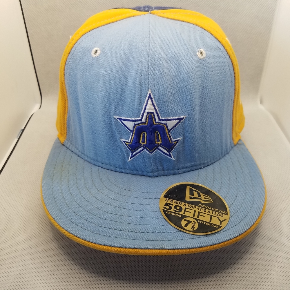 Seattle Mariners New Era 59Fifty Cooperstown Collection Fitted 7 3/8 Hat